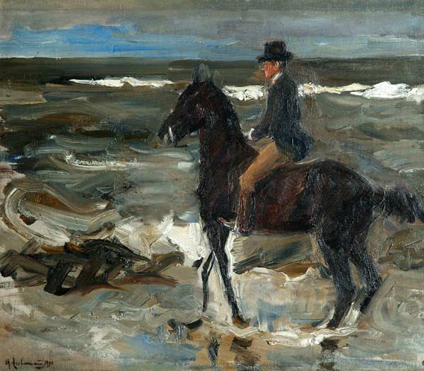 Rider on the Beach a Max Liebermann
