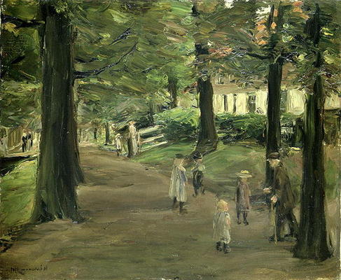 The Avenue (oil on canvas) a Max Liebermann