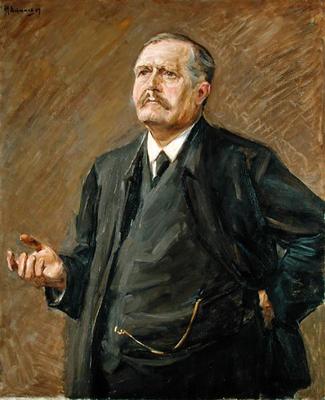 The Theologian and Social Politician, Friedrich Naumann (1860-1919) 1909 (oil on canvas) a Max Liebermann