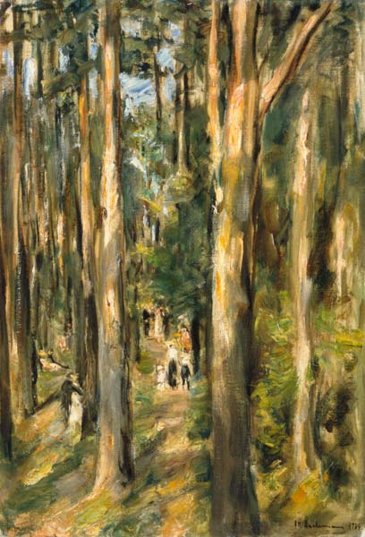 Woodland path a Max Liebermann