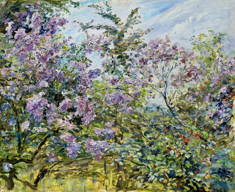 Blossoming lilac a Max Slevogt