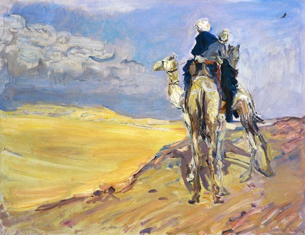 Slevogt, Sandsturm Libysch.Wüste/1914 a Max Slevogt