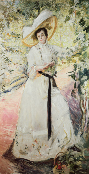 Slevogt / Nini under grape trellis, 1911 a Max Slevogt