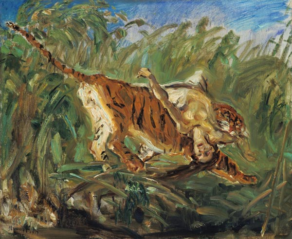 Tiger in the Jungle a Max Slevogt