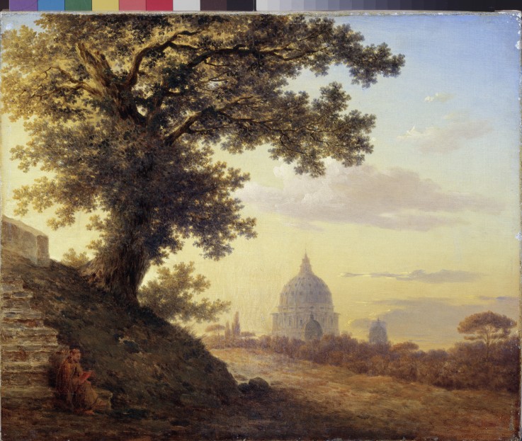 The Torquato Tasso's Oak in Rome a Maxim Nikiforowitsch Worobjew