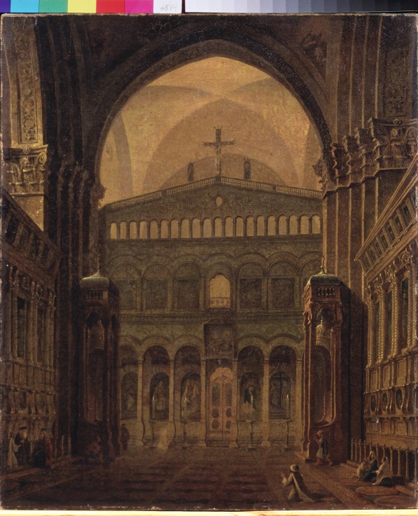 Interior of the Temple in Jerusalem a Maxim Nikiforowitsch Worobjew