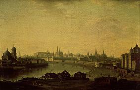 Moscow, look from the Uspinsker bridge to the reform school and the Kremlin a Maxim Nikiforowitsch Worobjew