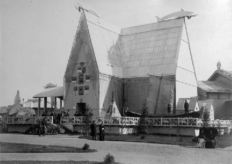 The All-Russian Exhibition in Nizhny Novgorod. Northern Pavilion a Maxim Petrovich Dmitriev