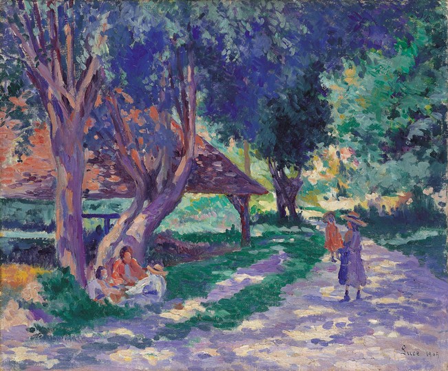 Bessy, Yonne, the Shaded Path a Maximilien Luce