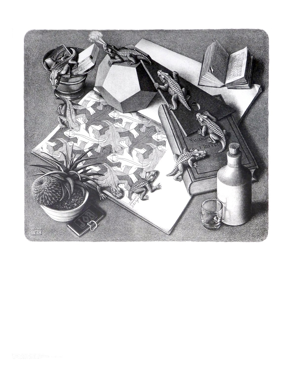 Reptilien  - (ESE-02) a M.c. Escher
