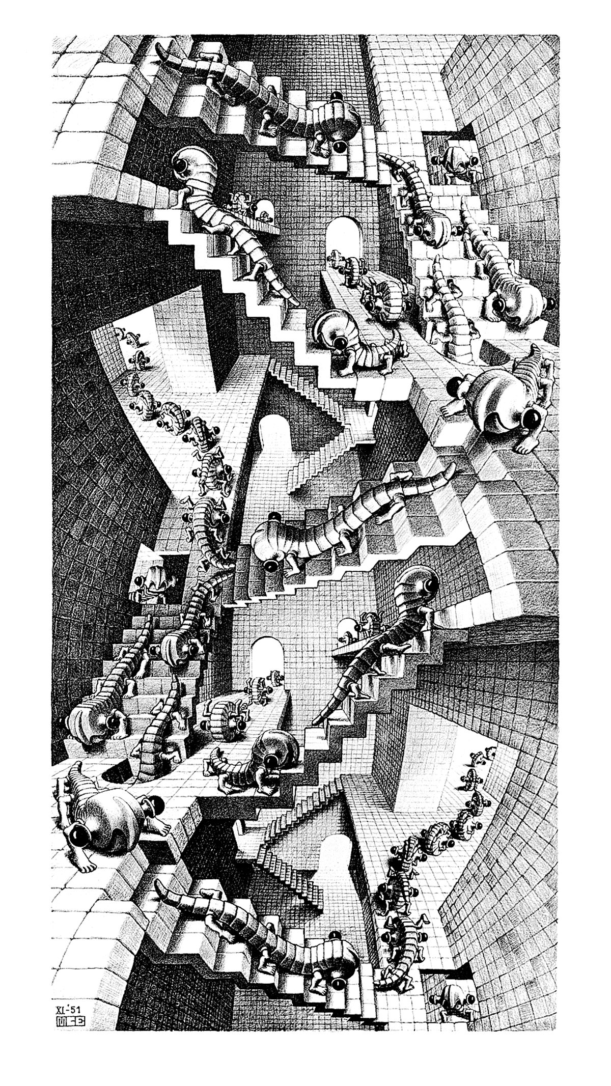 Treppenhaus  - (ESE-28) a M.c. Escher