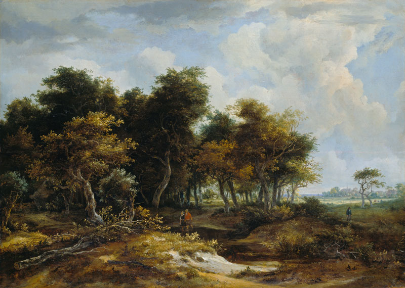 Entrance to a Forest a Meindert Hobbema