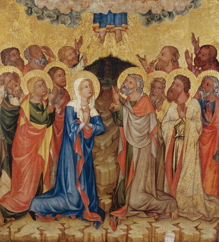 The Ascension Day Christi. a Meister d.Altars von Hohenfurth