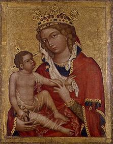 Madonna with child.