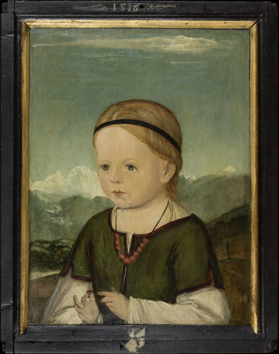 Portrait of Barbara Thenn (1513-1542) a Meister der Thennschen Kinderbildnisse