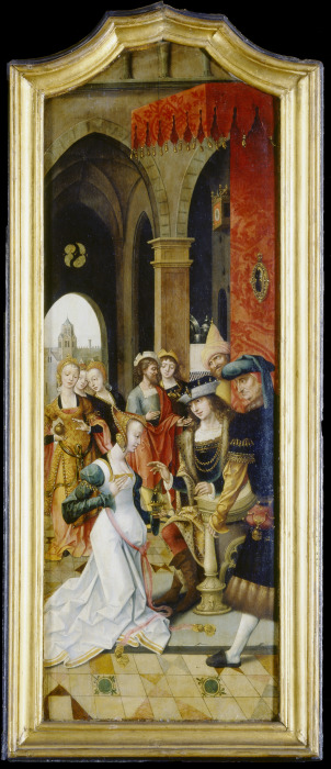 King Solomon Receiving the Queen of Sheba a Meister der von Grooteschen Anbetung