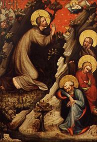 Christ in the garden Gethsemane a Meister des Altars von Wittingau