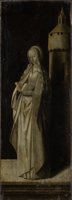 St Barbara a Meister des Morrison-Triptychons