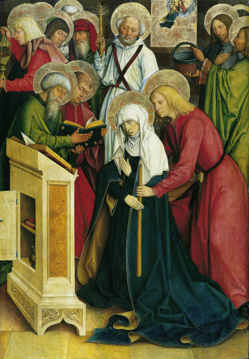 The Death of the Virgin a Meister des Pfullendorfer Altars
