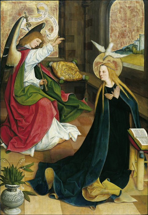 The Annunciation a Meister des Pfullendorfer Altars