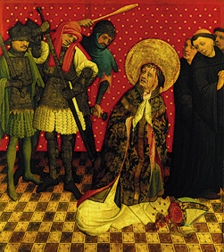 Thomas altar the torture death of Saint Thomas of Canterbury. a Meister Francke
