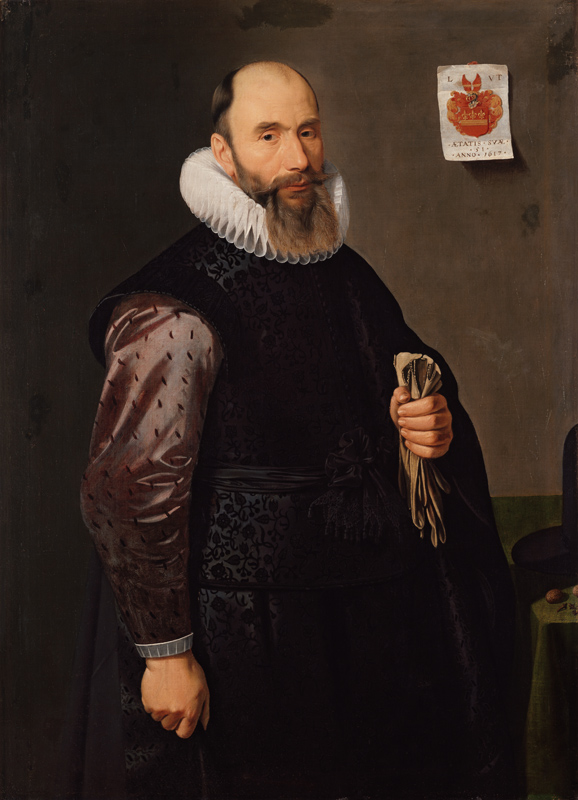 Portrait of the merchant Lambert van Tweenhuysen a Meister (Haarlemer)