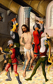 The Geißelung Christi. a Meister (Niederländischer)
