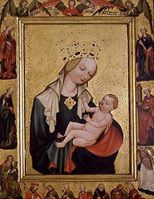The Madonna with the Jesusknaben a Meister (Tschechischer)