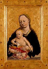 Madonna with the child. a Meister von Bartfa (Ungarn)
