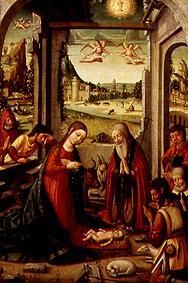 The birth Christi. a Meister von Játiva, spanisch