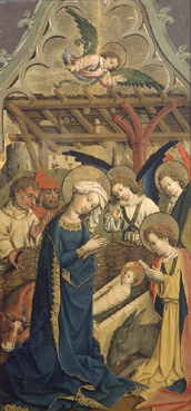 Die Geburt Christi a Meister von Schloß Lichtenstein