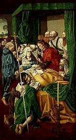 The death of the sacred virgin. a Meister von Sisla, Spanien