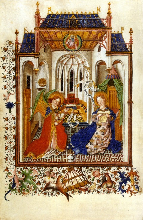 The Annunciation (From the Hours of Catherine of Cleves a Meister der Katharina von Kleve