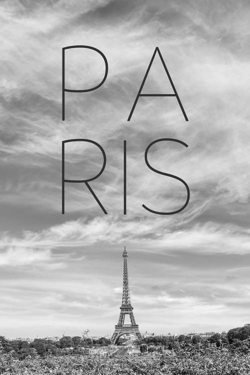 PARIGI Torre Eiffel | Testo & Skyline a Melanie Viola
