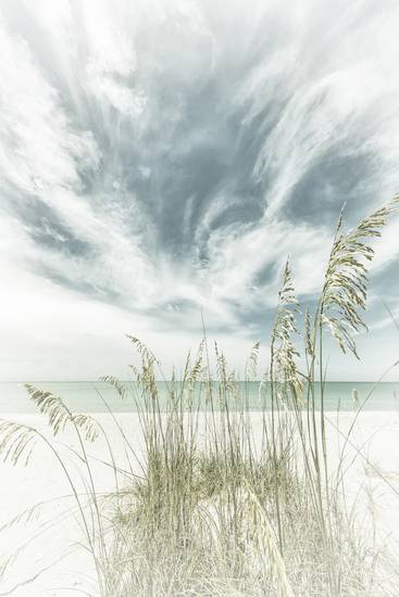 Silenzio celestiale sulla spiaggia | Vintage