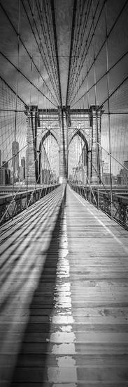 NEW YORK CITY Manhattan Bridge | Panorama verticale 