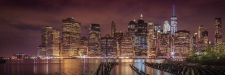 NEW YORK CITY Impressione di notte | Panorama