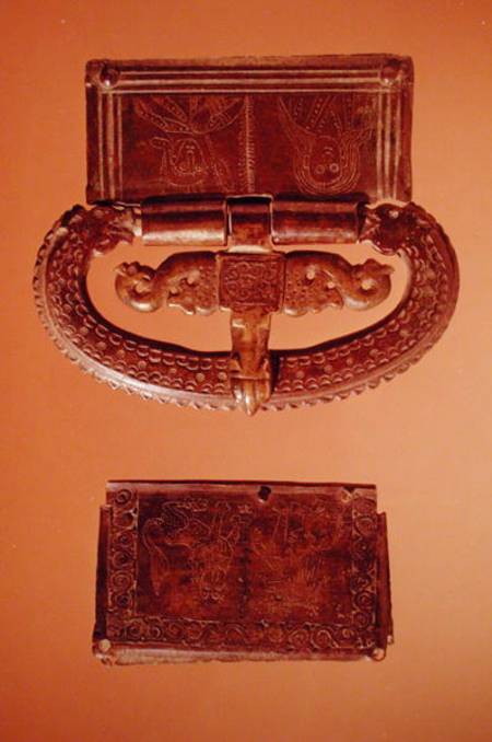 Belt buckle, from Landifay a Merovingian