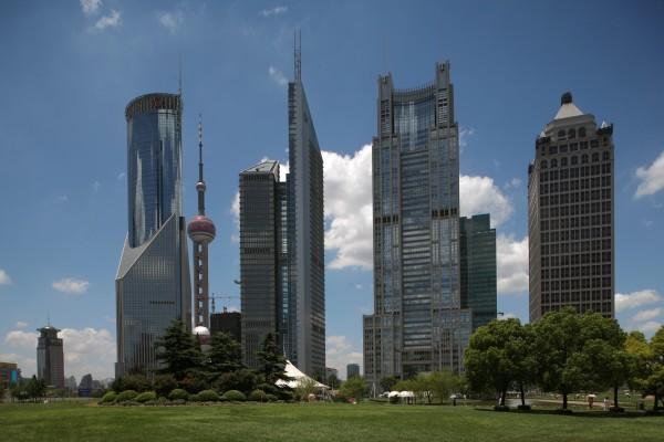 Hochhäuser in Shanghai a Michael Bär