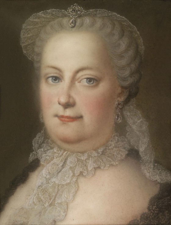 Portrait of Empress Maria Theresia of Austria (1717-1780) a Michael Christoph Hagelgans