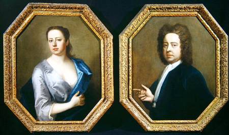 The Artist Hugh Howard (1675-1743) and his Wife Thomasine Langston Howard a Michael Dahl