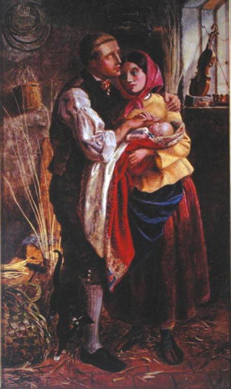 The Blind Basket Maker with his First Child a Michael Frederick Halliday