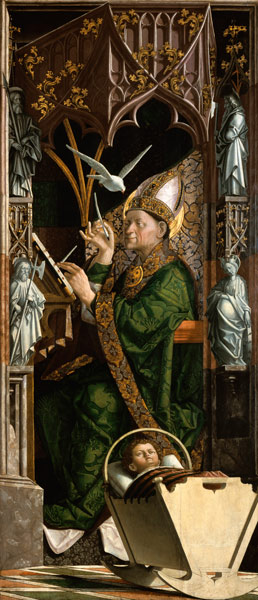 Pacher / St. Ambrosius / Altarpiece a Michael Pacher