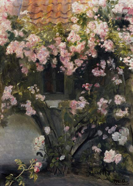 Climbing roses a Michael Peter Ancher