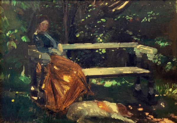 Anna Ancher , In the Garden a Michael Peter Ancher