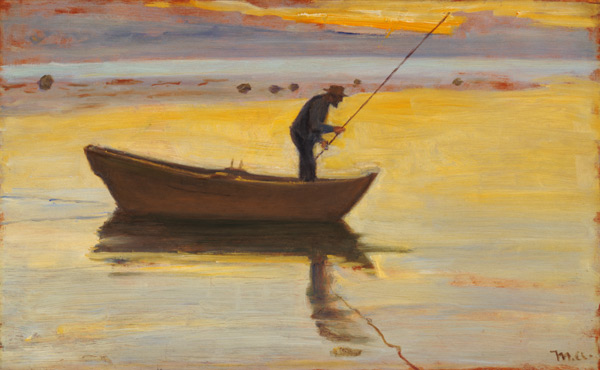 La pesca dell'anguilla a Michael Peter Ancher