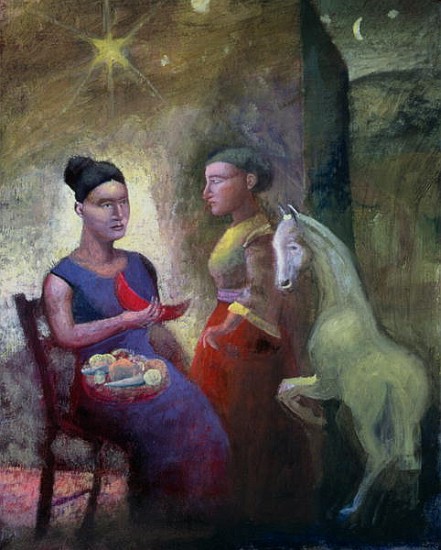 Teaching Pegasus II, 2004 (oil on canvas)  a Michael  Rooney