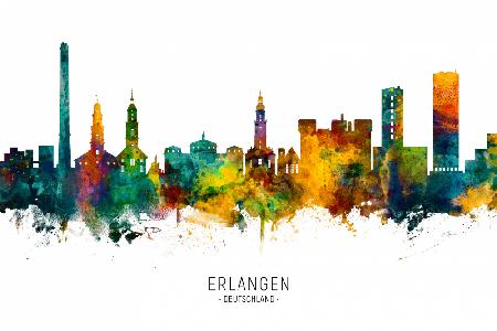 Erlangen Germany Skyline