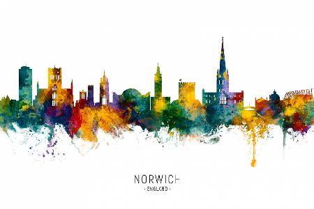 Norwich England Skyline