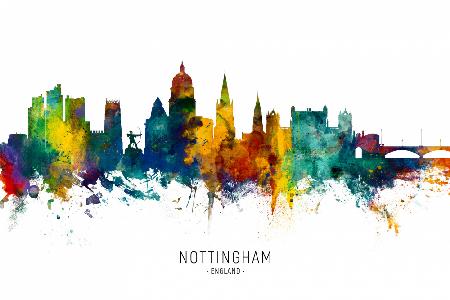 Nottingham England Skyline